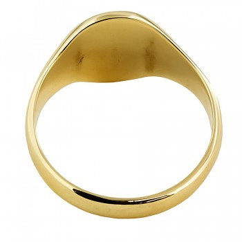 9ct gold 6.2g Signet Ring size V